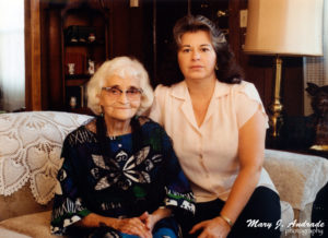 Paulina Romero and her daughter Evelyn Martinez
