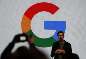 Sundar Pichai, CEO of Google, speaks during a Google product event in San Francisco, California, USA, 04 October 2016. EPA/JOHN G MABANGLO