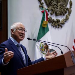 El embajador de Estados Unidos en México, Ken Salazar, imagen de archivo. EFE/Sergio Adrián Flores