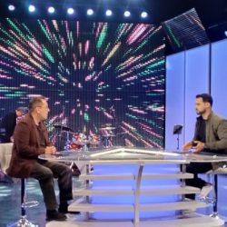 Angel Ricardo Gomez con Nelson Zambrano, conductor de El Show del Mediodía